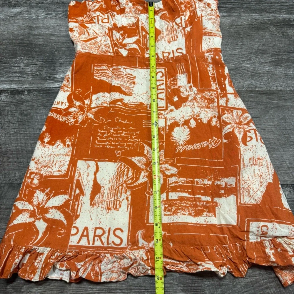Urban Outfitters Jolene Linen Mini Dress Size Small